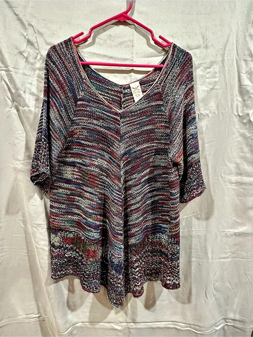 Multicolor Geometric Tunic Size XL Like New